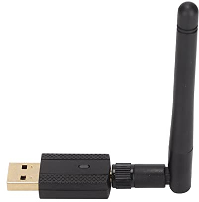 Adaptateur USB WiFi, 2 en 1 USB 4.2 Adaptateur WiFi Double Bande Réseau sans Fil Récepteur Externe WiFi Dongle pour PC de Bureau Ordinateur Portable