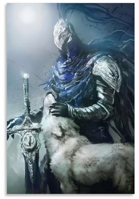 KHAMEO Dark Souls Poster, Leinwand-Poster, dekoratives Gemälde, Leinwand-Wandposter und Kunstdruck, modernes Familienschlafzimmer-Dekor-Poster, 30 x 45 cm