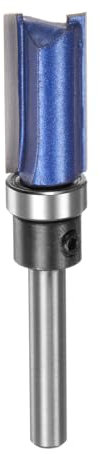 Sourcing Map 1/2 x 1 Carbide Flush Trim Router Bit with Top Bearings Straight Precise Cutting Woodworking Milling Cutter Tool for Trimming