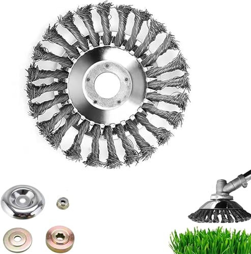 Indestructible Trimmer Head, Indestructible Garden Trimmer, Indestructible Trimmer - Cut Everything in Seconds, Indestructible Weed Trimmer, with Universal Adapter Kits (6 inch)