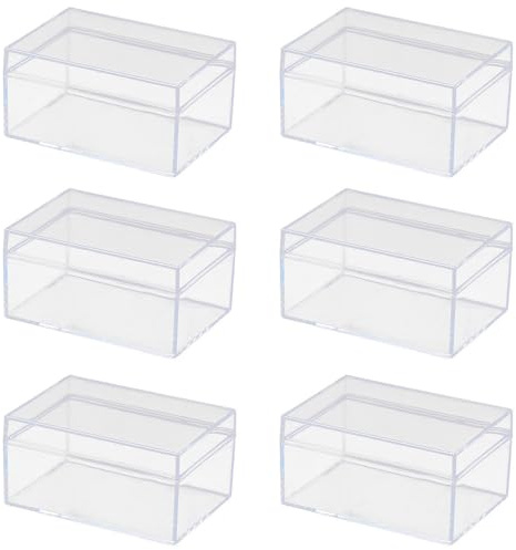 6 Stück Spielkarten Deck Box - 10x7x5 Cm Leere Kartenbox Spielkarten Aufbewahrung - Transparentem Spielkarten Etui | Für Quartette Kartenspiele Spielkarten