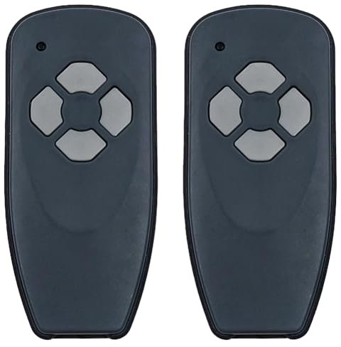 Lot de 2 émetteurs manuels compatibles avec Marantec Digital 868 MHz pour porte de garage D382, D384, D302, D304, D31, D321, D323