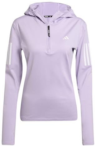 adidas Women's Own The Run Hoodie, Winterfest, Reißverschluss bis zur Brust