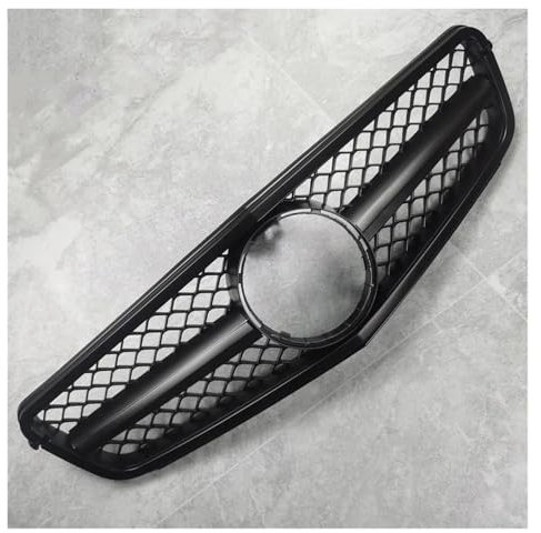 Kühlergrill KÜHLERGRILL Bodykit Für Benz W204 C-Klasse 507 C63 Stil FRONTSTOßSTANGE BAR Grille C180 C200 C250 C230 C300 C350 2007-2014 Grill(Matt-schwarz)