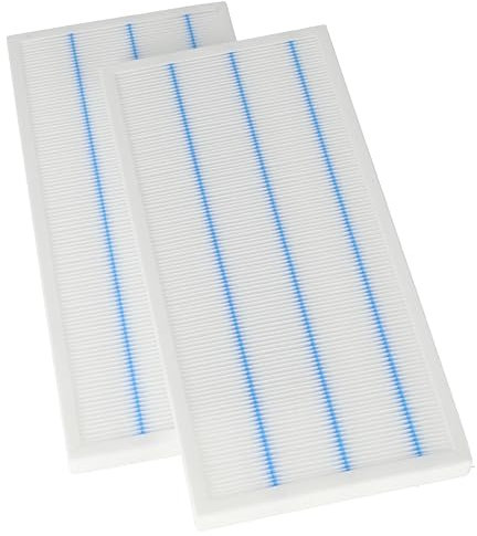 Tops Lot de 2 filtres compacts M5 - Compatibles ATLANTIC DUOCOSY & DUOLIX (OEM : ATL412193) - Dimensions 190x400x22 mm - Filtration efficace des poussières