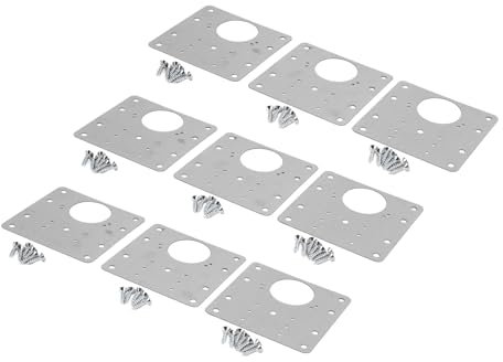 Piastra di Riparazione della Cerniera 'armadio, Kit di Scheda di Riparazione della Cerniera del Mobile da 30 Pezzi per Cucina