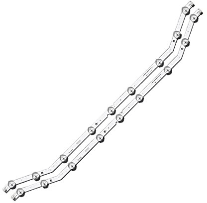 VBPBHFFNMW Bande de rétroéclairage LED 9LED 585mm adaptée for Samsung 32 pouces D3GE-320SM0-R2 BN64-YYCO9 D3GE-320SMO-R2 BN64-YYC09 BN96-28762A LH32EDDPLIGV Bande lumineuse pour téléviseur