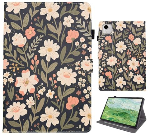 Bemoloon Tablet Cover in Pelle PU per Honor Pad X9a /X9 Pro 11.5 - Colori Vibranti & Design alla Moda, Protezione, Anti-Graffio, Erba Nera