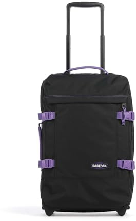 Eastpak Tranverz S Kabinentrolley 42L (51 x 32,5 x 24 cm), robuster Koffer mit Rollen, leichtes Handgepäck mit 2 Fächern, Teleskopgriff & TSA-Schloss - Kontrast Vineyard