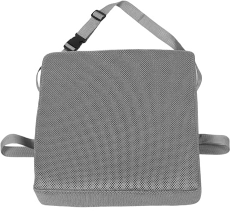 HONITANO rutschfestes stuhlkissen mit bändern sitzkissen sitzverkleinerer für hochstuhl stuhlpolster stuhlkissen highchair pad hochstuhl sitzverkleinerer Mesh Grey