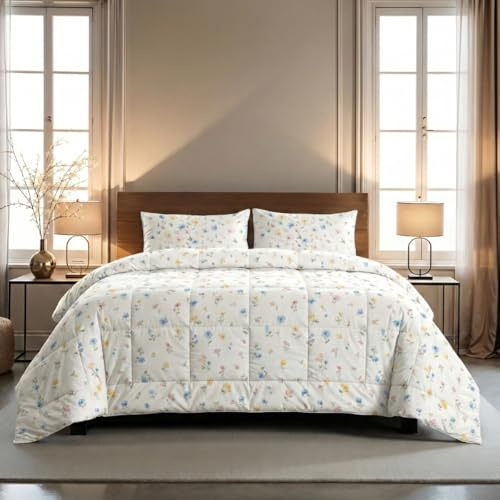 Zelesta Wonderbed Waschbare Bettdecke ohne bezug – Bettdecke & Bezug in einem | Waschbar & Trocknergeeignet | Antiallergisch, Atmungsaktiv & Temperaturregulierend (240x200 cm)