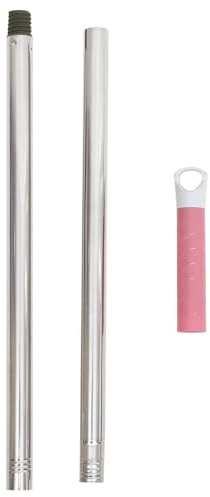 Beavorty Metal Broom Handle Stick 32.68 Inch Stainless Steel Replacement with Comfortable Grip for Versatile Floor Sweeping Random Color