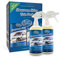 Greased Lightning Showroom Shine Waterless Car Wash and Wax Twin Pack, Easy and Fast, No Water, Premium Shine, Protects and Cleans, for Cars, Caravans, Motorbikes, 1 Litre x 2 Plus 2 Microfibre Cloths