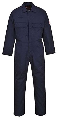 Portwest BIZ1 Tuta Ignifuga Bizweld, Taglia L, Navy
