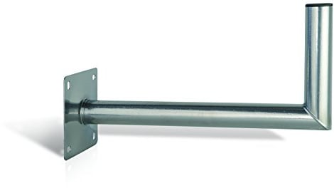 Wandhalter Premium Stahl Verzinkt 50cm Höhe: 25cm Rohr: Ø48mm