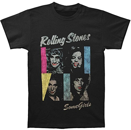 Rolling Stones Men's Some Girls Short Sleeve T-Shirt, Black, Medium