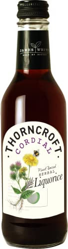 James White Thorncroft Plant Based Herbal Liquorice Cordial (Pack of 6 x 330ml)