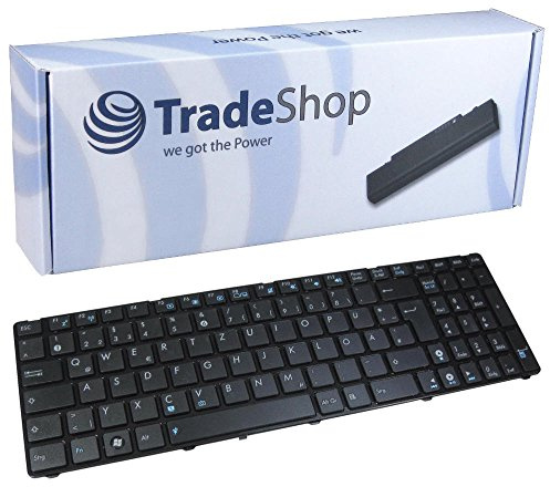 Laptop-Tastatur / Notebook Keyboard Ersatz Austausch Deutsch QWERTZ für Asus A52 A53 A54 G53 G60 G61 G64 G72 G73 K52 K53 K73 N50 N51 N52 N53 N61 N70 N71 N73 P53 X52 X53 X54 X64 X73 (Deutsches Tastaturlayout)