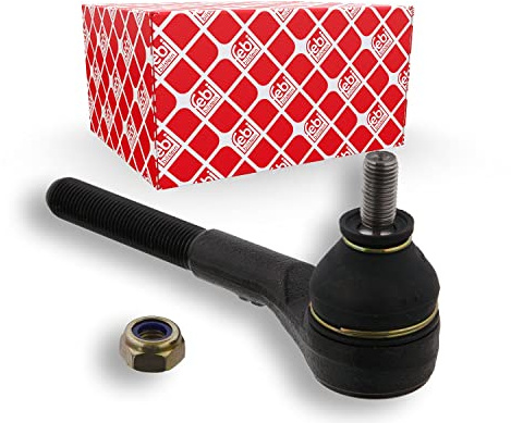 febi bilstein 06966 Spurstangenendstück mit Sicherungsmutter, 1 Stück | Kompatibel mit: RENAULT CLIO I