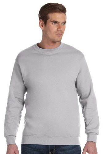 Gildan Herren 50/50 Adult Crewneck Sweat Sweatshirt, Grau (Sport Grey), M