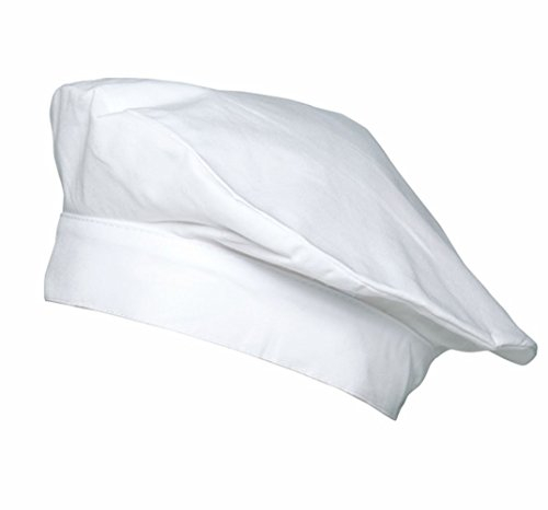 Karlowsky KM 14 andMORE LUKA Barettmütze, 100% Baumwolle, Weiß, Einheitsgröße