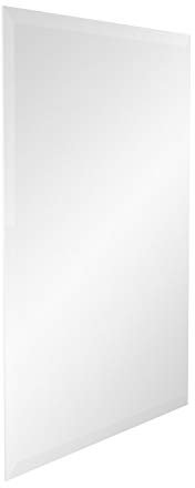 Allied Precision Industries MRRT-95 Rectangular Wall Mounted Mirror Wandspiegel, poliertes Chrom
