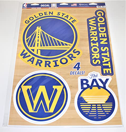 WinCraft NBA Golden State Warriors WCR87247014 Mehrzweck-Aufkleber, 27,9 x 43,2 cm