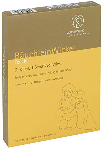 BÄUCHLEIN Wickel Fenchel 2% Wachswerk 6 St