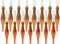 Christmas Concepts® Packung mit 15-8,5 cm Tröpfchenkugeln - Matt- und Glitzer-Design - Weihnachtskugeln (Kupfer)