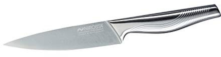 Nirosta Universalmesser Swing 30 cm – Hochwertiger Edelstahl – Scharfes Messer in Profi-Qualität für Obst, Gemüse & Co – Handgeschärfter Taper-Klingenschliff – Sandgestrahlter Anti-Rutsch-Griff