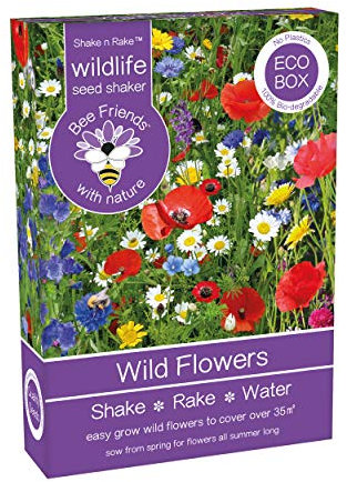 Wildflowers Shake And Rake Grow Your Own Colour Themed Annual Flowers from Seed (Wild Flowers)