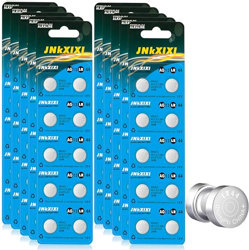 100 Pack LR44 AG13 357 Battery 1.5V SR44 A76 GP76 Lr 44b L1154c 303 Button Coin Cell Batteries