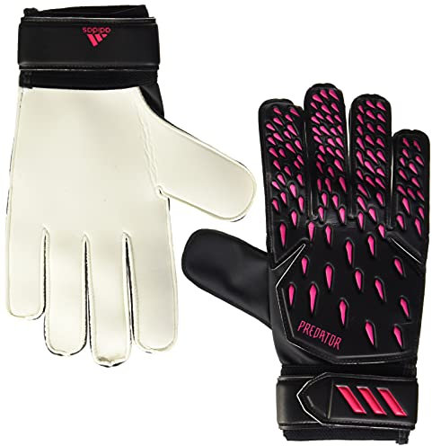 adidas Unisex-Adult Training Goalie Predator Gloves, Black/Shock Pink, 12
