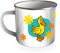 Trötsch Die Maus Emaille Becher Tasse Ente: Kaffeetasse Teetasse Geschenkidee Geschenk Tasse Emaillebecher