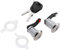 Cylindre de serrure 7701470944 cylindre de serrure de porte gauche droite avec accessoire 2 clés adapté pour Master 1998-2016