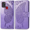 Roar Handyhülle für Samsung Galaxy A21s Hülle Samsung A21s | Book Case Flip Tasche mit Magnet Kartenfach Standfunktion | Lila Flieder