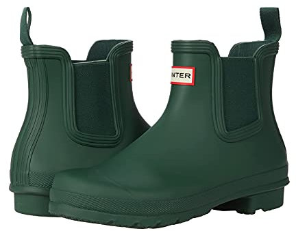 Hunter Original Chelsea, Stivali in Gomma Donna, Verde Cacciatore, 36 EU
