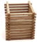 ALEKO Premium Holzbausteine Natur, aus Eiche, Stäbchen aus Eiche, perfekte Abmessungen der Bausteine für DIY Projekte Basteln mit Holz, Bauklötze (10 x 8 x 160-40 Stück)