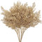 Künstlicher Zweig, goldenes Geweih, Kunstpflanzen, Kunststoff, Zweige, Kunstpflanze für Weihnachten, Party, Zuhause, Garten, Innen- und Außenbereich, Tischdekoration, Gold, 4 Stück