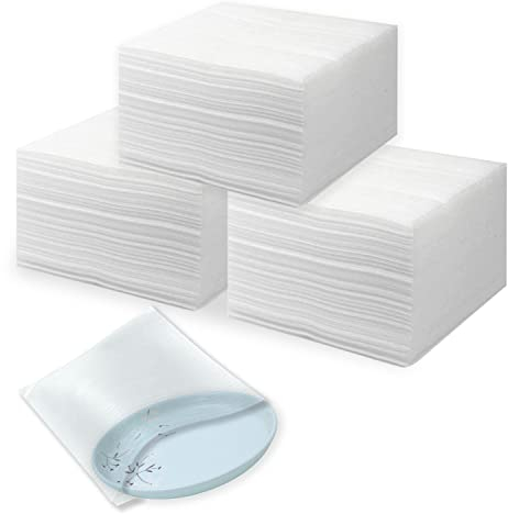 Cartons Déménagement Verres et Vaisselle, 100 Pièce Papier Emballage Demenagement, Papier Bulles Emballage, Carton pour Déménagement pour Protéger Verre Meubles Vaisselle