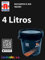 Pinturas Rocha ROCHATEX R-400, Pintura plástica de muy altas prestaciones para interior y exterior, Super resistente a las manchas, agua y agentes atmosféricos, Negro, 4lt