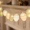 10 LED Easter Egg String Light – Warm White Cotton Egg Fairy Light – Battery Operated Indoor Easter Decoration – Bedroom Decor Lighting – Easter Home Decorations