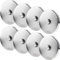 Northdeer Weight Plates for Steel Dumbbells V2.0 - Disc Set 8 Pieces 1.25kg (Silver)