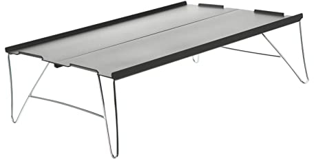 Yardwe Mesa de Centro pequeña de Aluminio Mesa de Cocina Tabla Cocina Mesa al Aire Libre Mesa de Playa portatil Mesa para Exterior Mesa de aleación de Aluminio Ligero Mesa Plegable Carpa