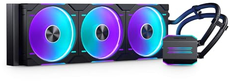 Phanteks Glacier One 420D30 DRGB AIO Komplett-Wasserkühlung - schwarz