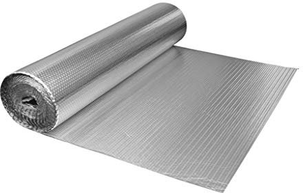 Autocollant Isolation Thermique Réflexion Auto-adhésive Aluminium pour Froid Et Chaleur Bulles Double Face Rouleau Garage Porte Isolant Installation Facile Isolation Auto-adhésif (Size : 1mx6m)