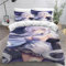 DILANI Bettwäsche 135x200 Kinder Anime Frau 3D Bettwäsche-Set 3 Teilig Japanische Comics Sexy Weiche Microfaser Bettbezug mit Reißverschluss und Kissenbezug 80x80cm für Mädchen Jungen Kinder