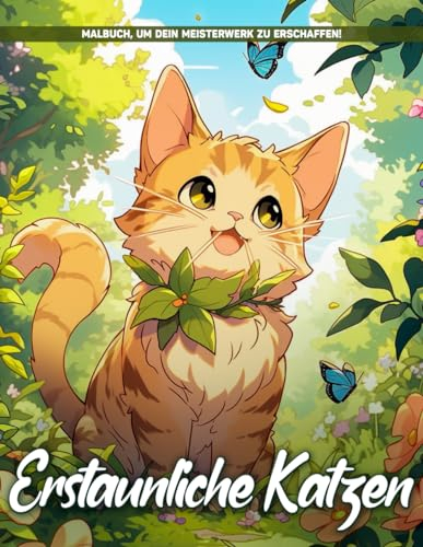 Erstaunliche Katzen Malbuch: Malbuch World Of Amazing Cats Collections, Ideal Für Katzenliebhaber, Die Entspannung Und Künstlerischen Ausdruck Suchen