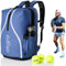 Otaro Padel Tasche (35L) für 2 Padel Schläger und Padel Bälle (blau)