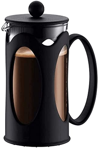Caffettiera a pressione, Pressa for caffè, Caffettiere, Caffettiera, Macchina for caffè e tè, Pressa for caffè in vetro borosilicato resistente al calore in acciaio inossidabile, Filtrazione superiore